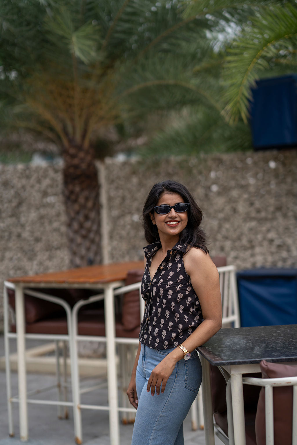 On The Rocks Halter Neck Top