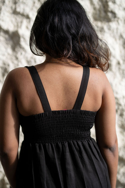 Disco Midi Slit Dress