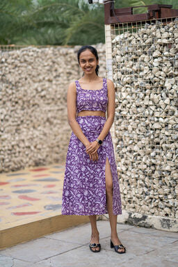 After Hours Slit Skirt Co-ord Set