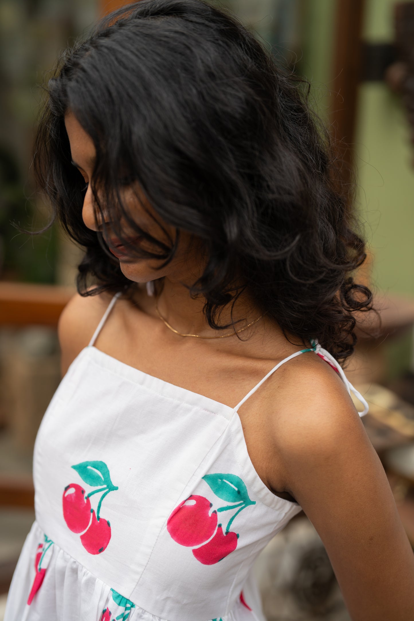 Cherry Tie-up Top