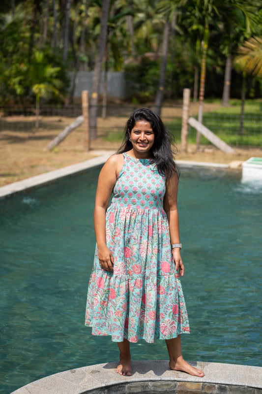 Aisha Halter Neck Dress