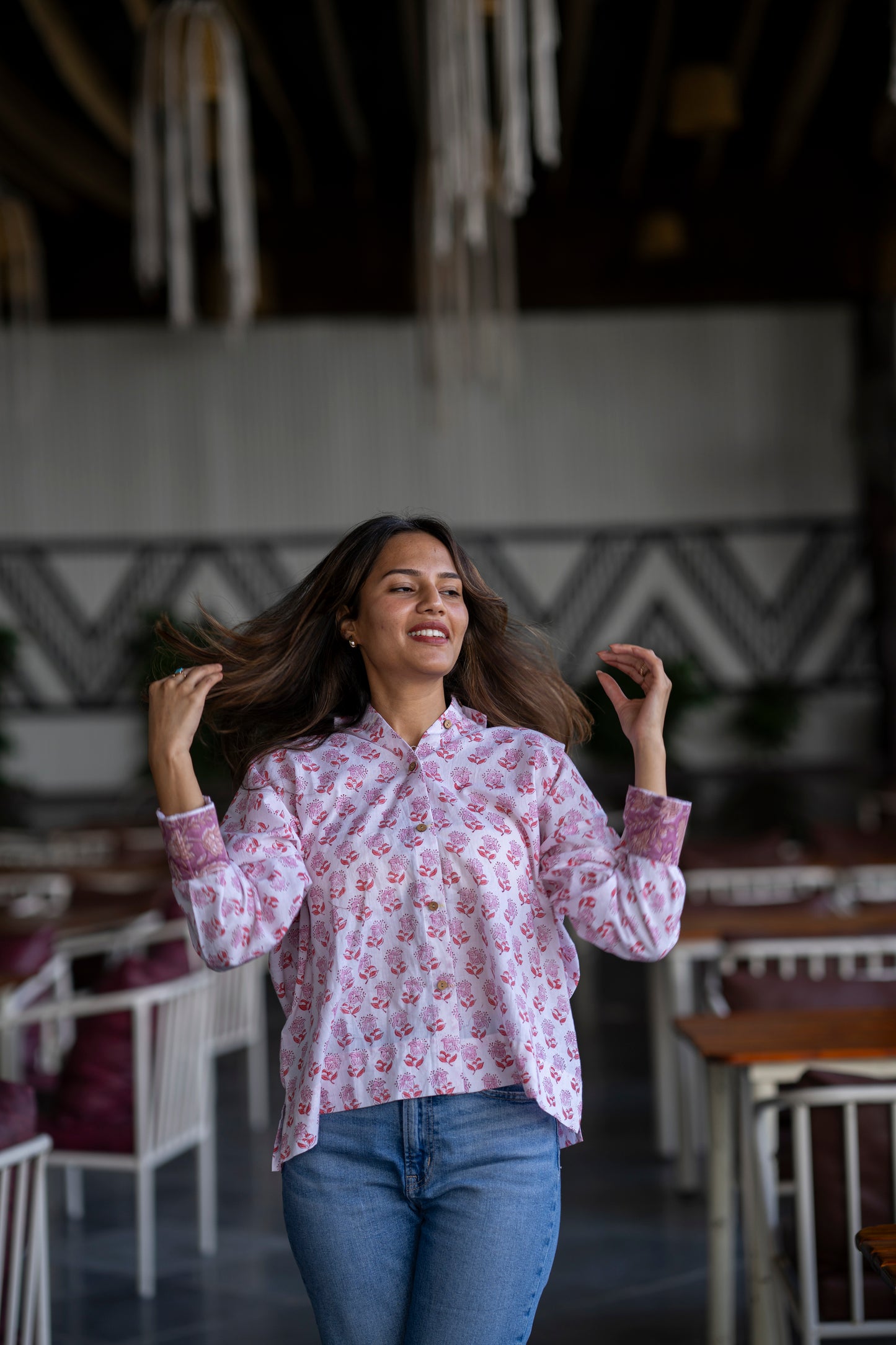 Hangover Cotton Oversized Shirt