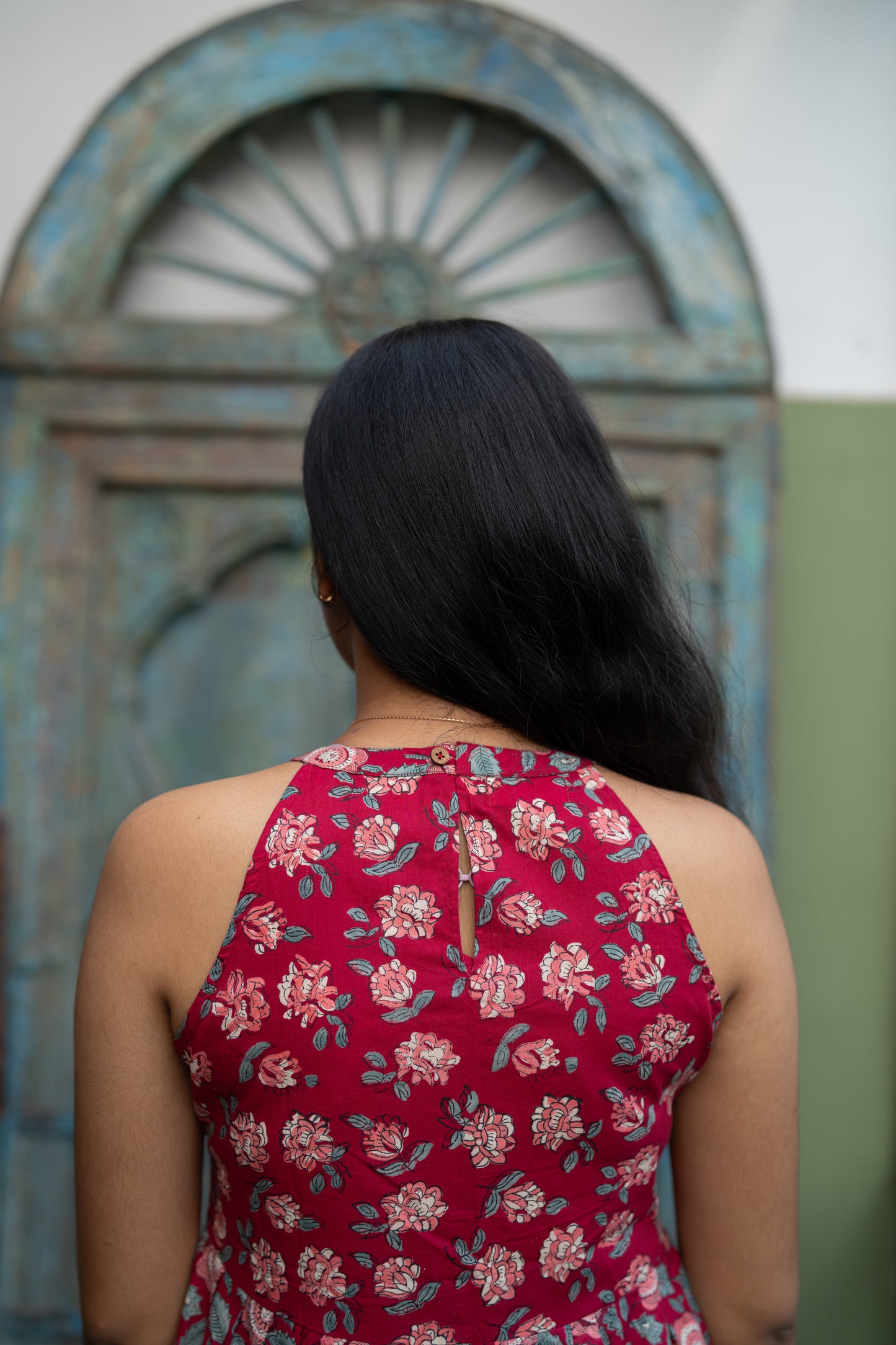 Kara Pori Halter Neck Dress