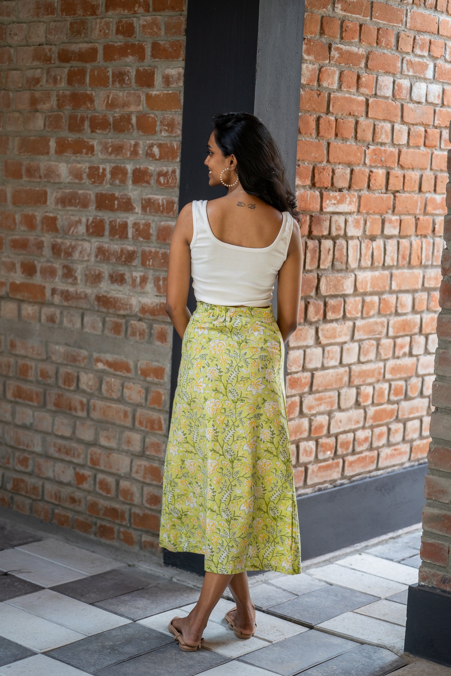 Nimbooz Slit Skirt
