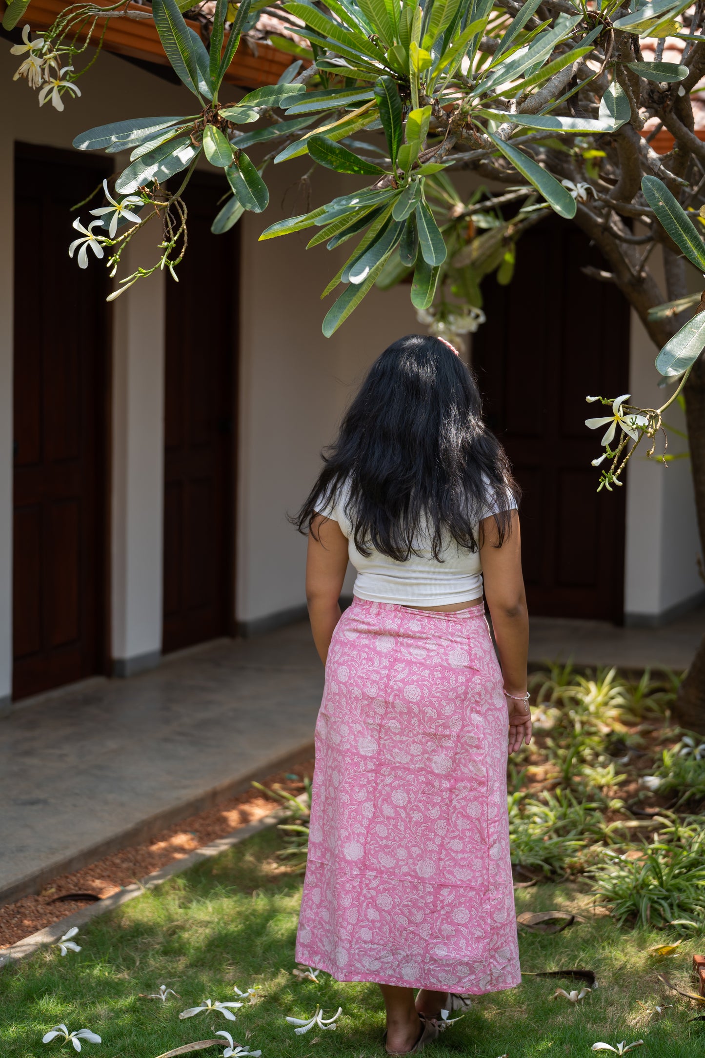 Panju Mittai Slit Skirt
