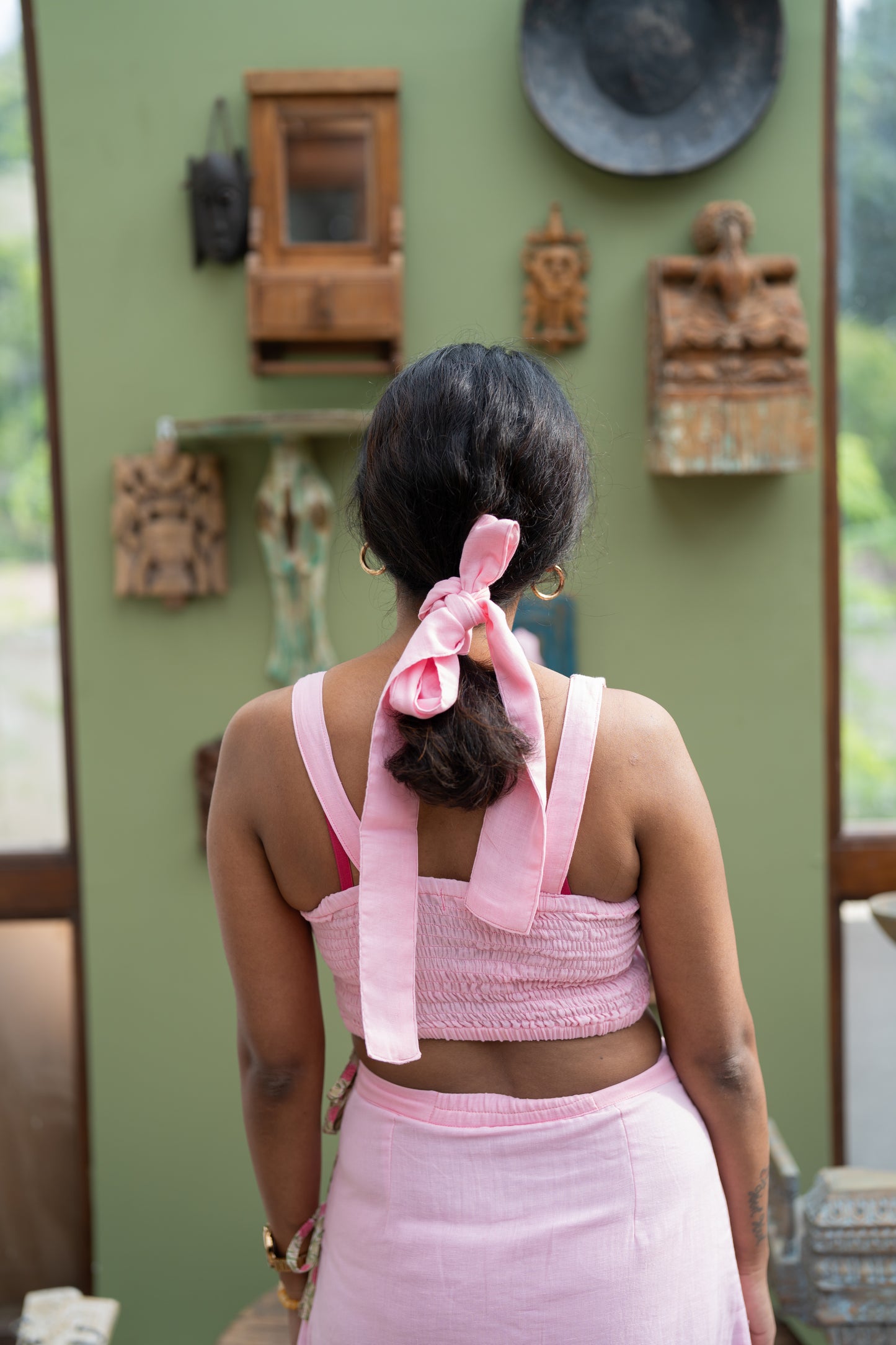 Pani Puri Co-ord Set (Crop Top)