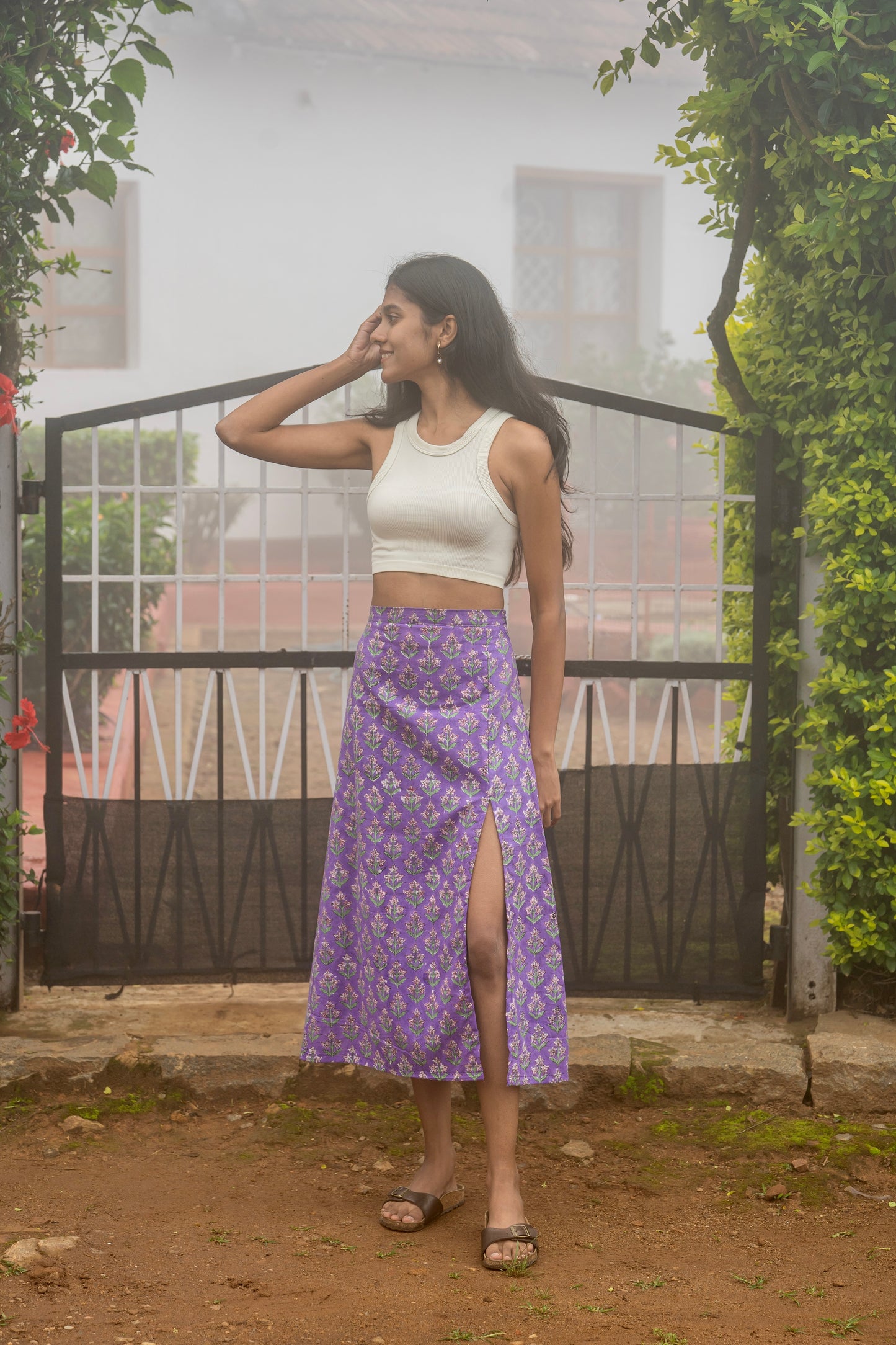 Vaadamalli Slit Skirt