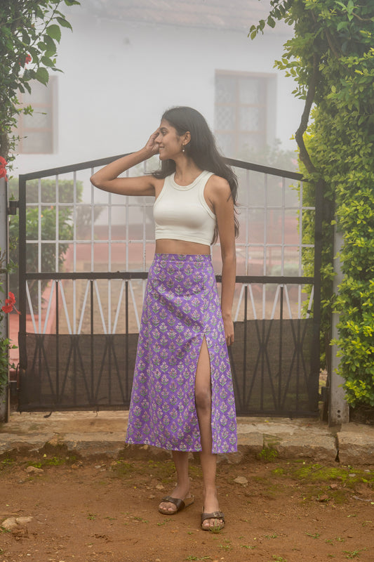 Vaadamalli Slit Skirt