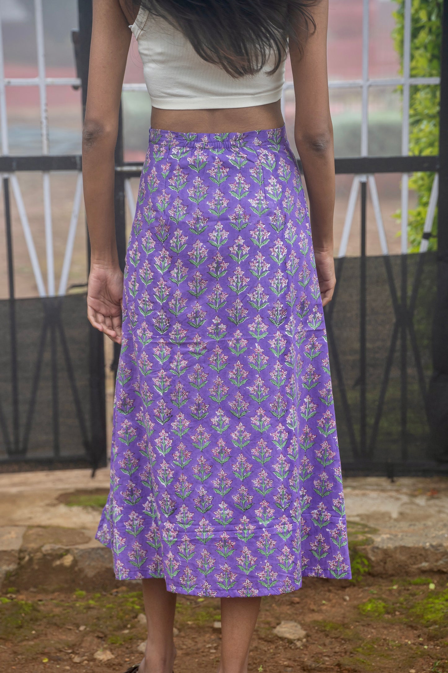 Vaadamalli Slit Skirt