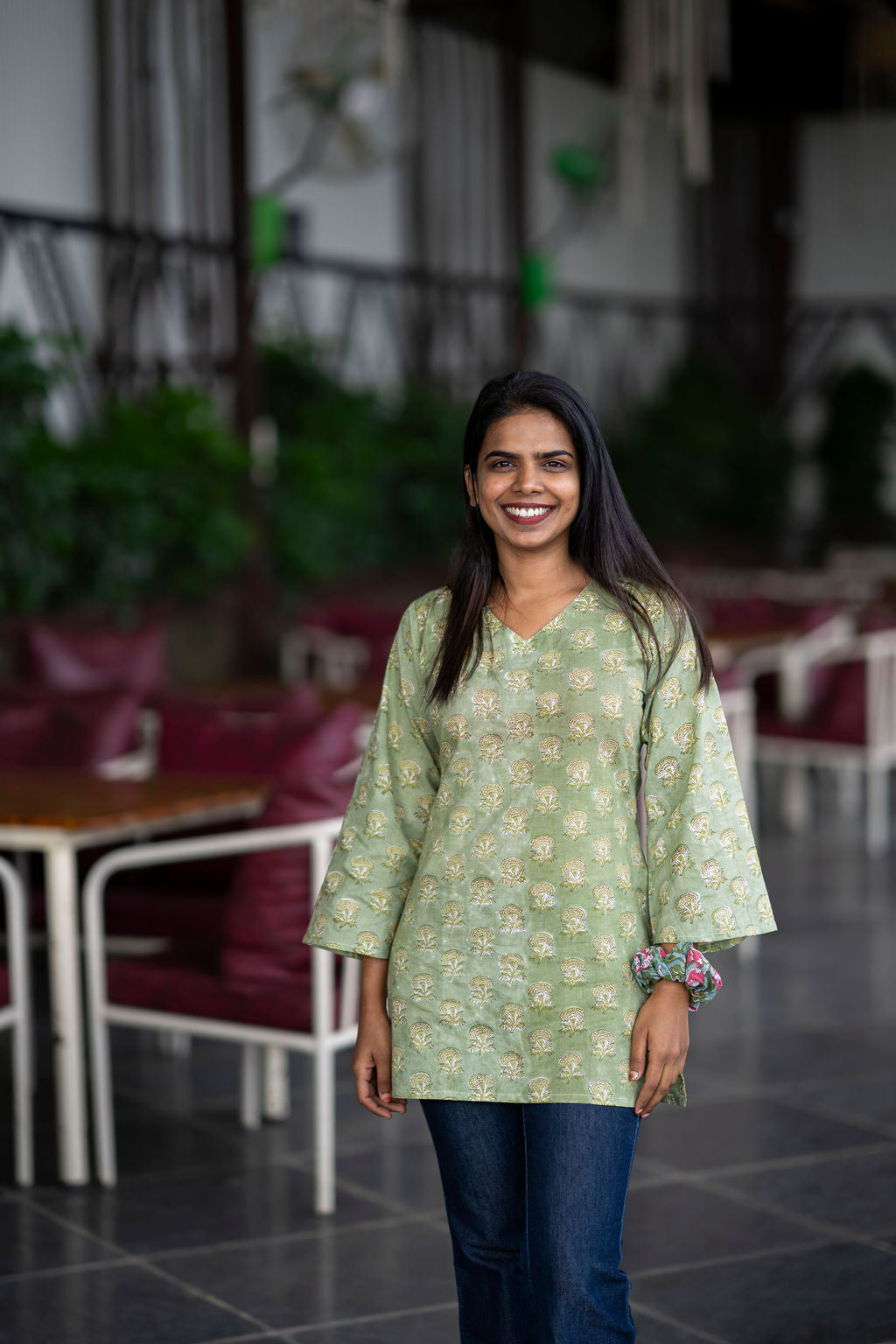 Mojito Sleeved Kurti