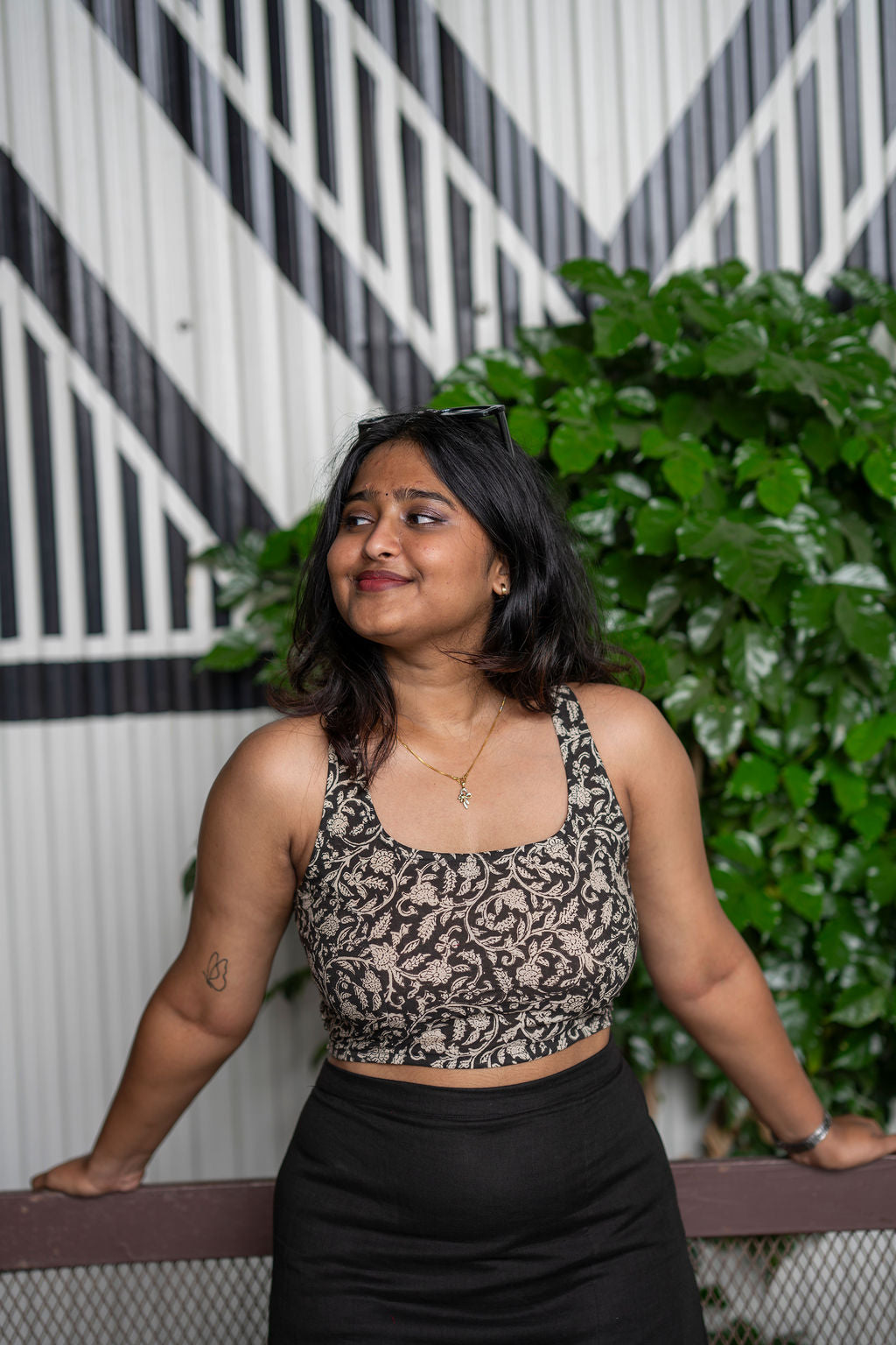 Disco Printed Crop Top