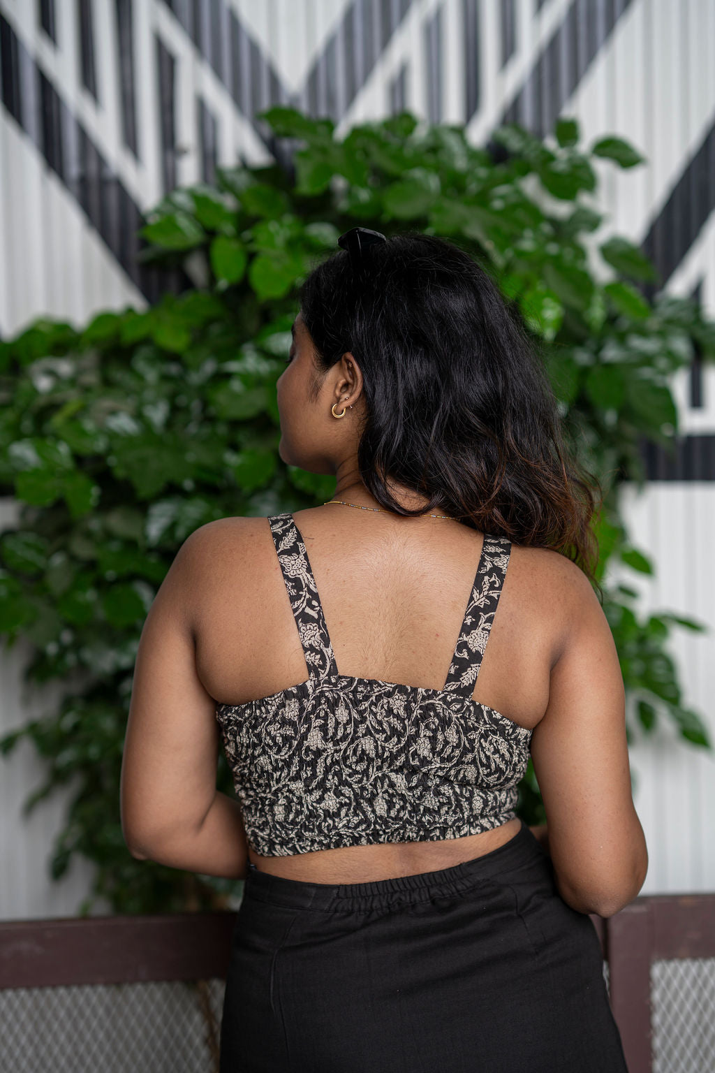 Disco Printed Crop Top