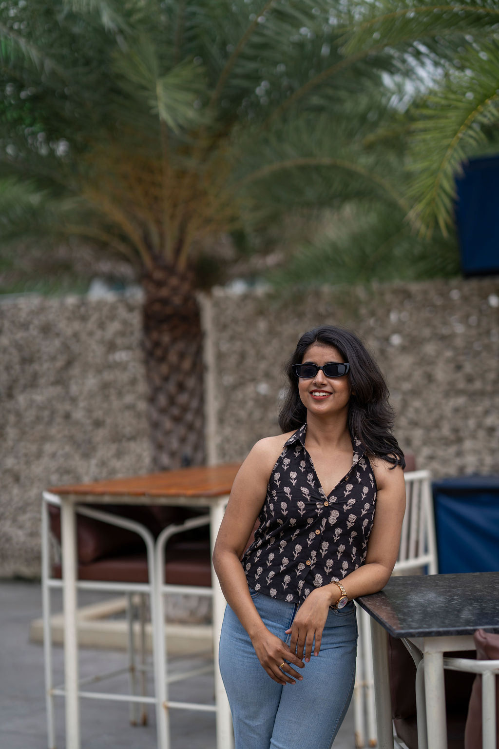 On The Rocks Halter Neck Top