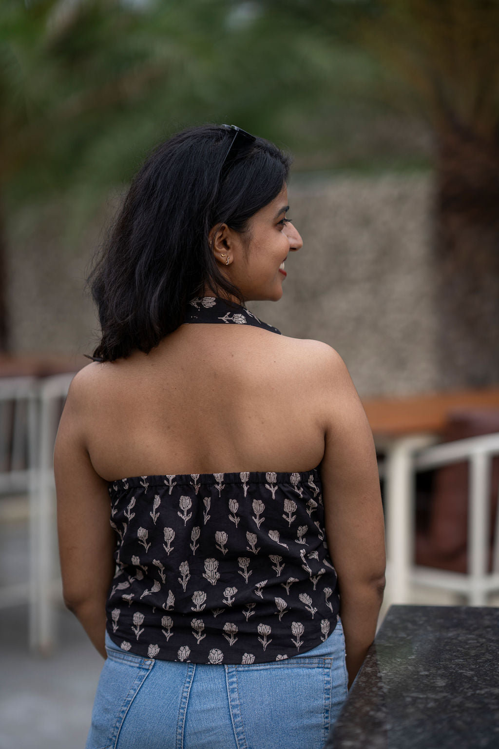 On The Rocks Halter Neck Top