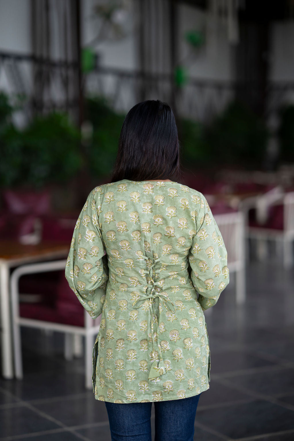 Mojito Sleeved Kurti