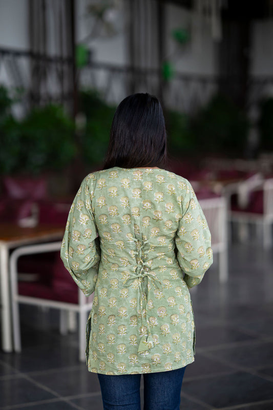 Mojito Sleeved Kurti