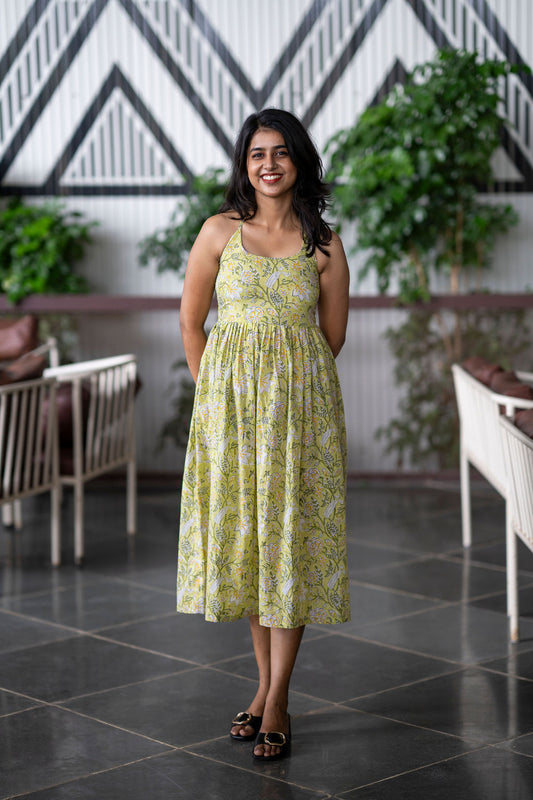 Sip & Spill Halter Neck Corset Dress