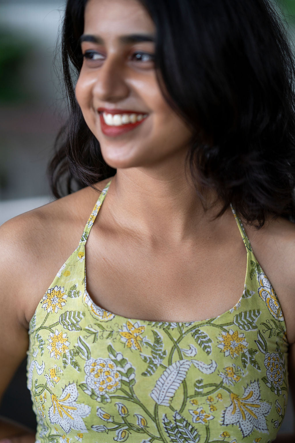 Sip & Spill Halter Neck Corset Dress