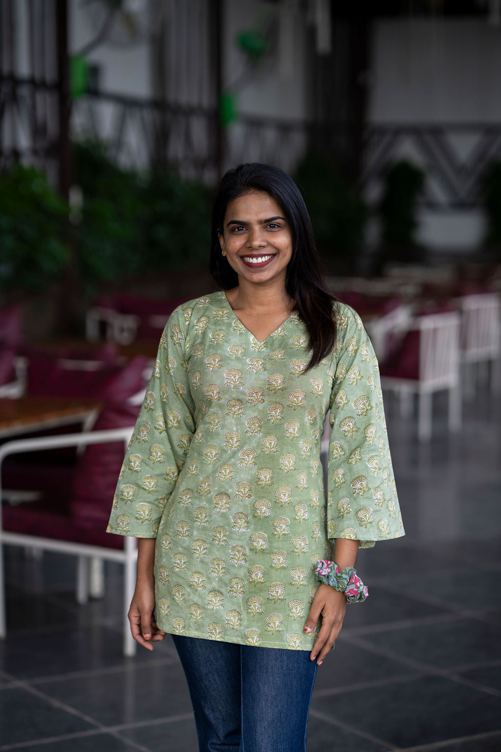 Mojito Sleeved Kurti