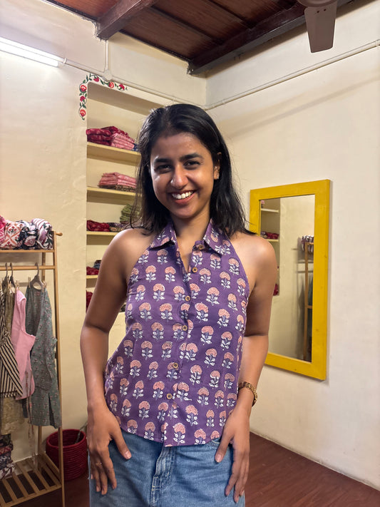 Puli Mittai Halter Neck Top