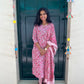 Gulaabi Kurta Pant Set (With Dupatta)