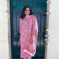 Gulaabi Kurta Pant Set (With Dupatta)