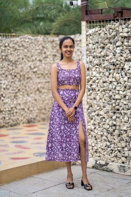 After Hours Slit Skirt Co-ord Set