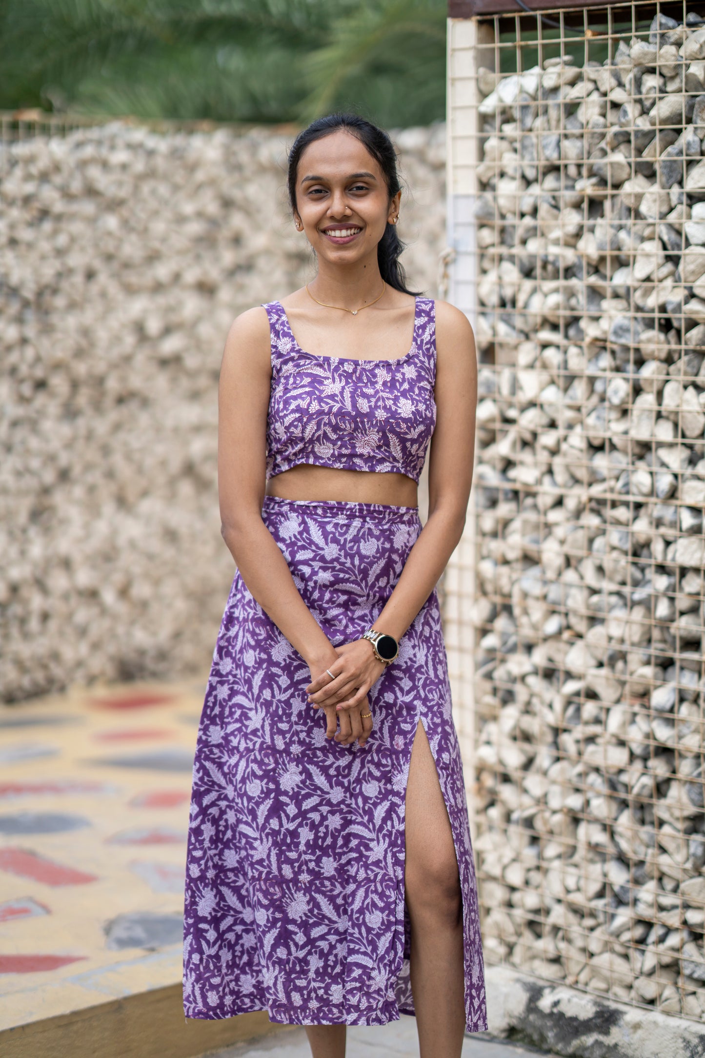 After Hours Slit Skirt Co-ord Set