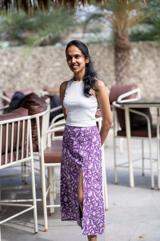 After Hours Slit Skirt