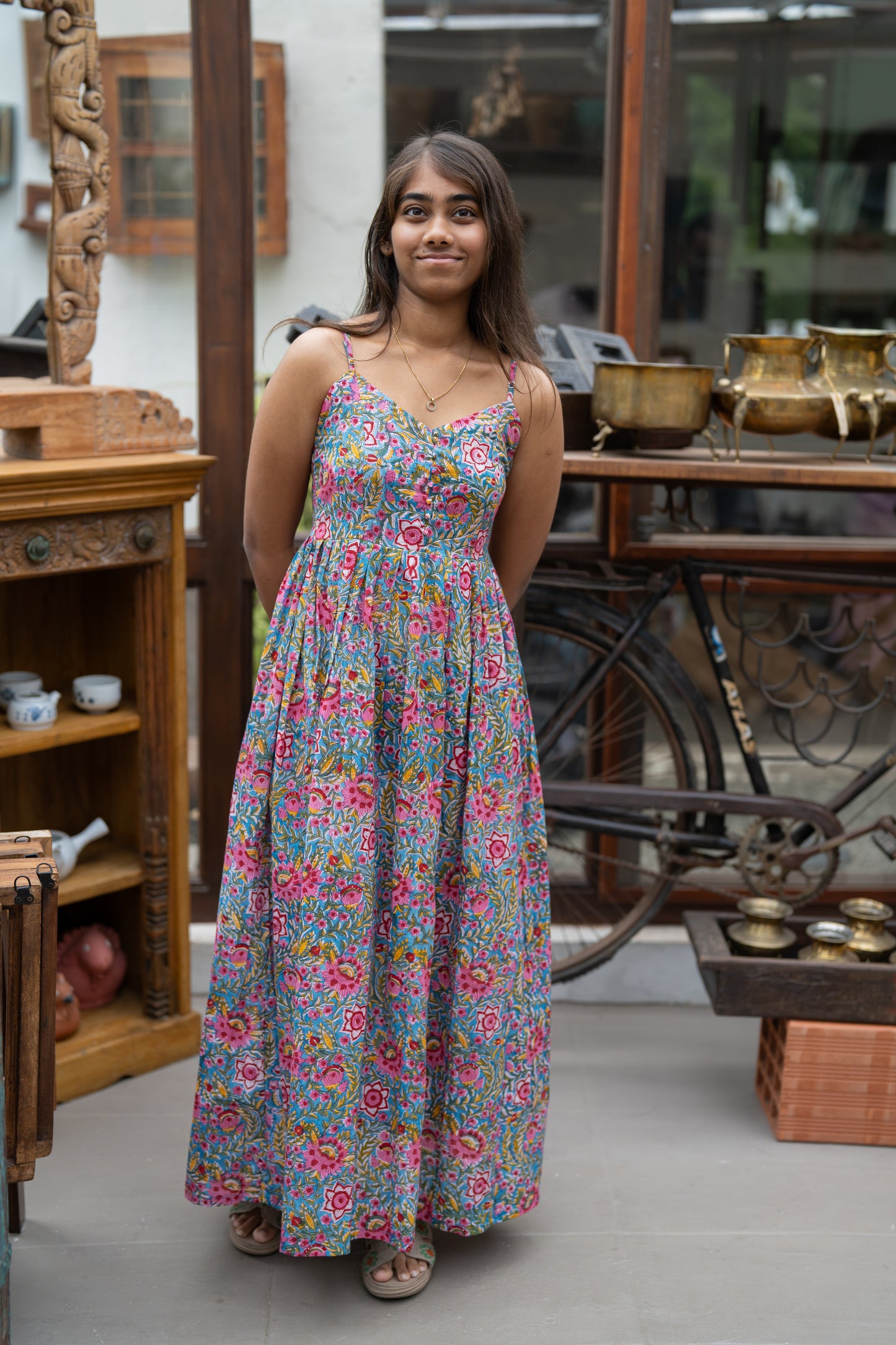 Aloo Bhujia Long Dress