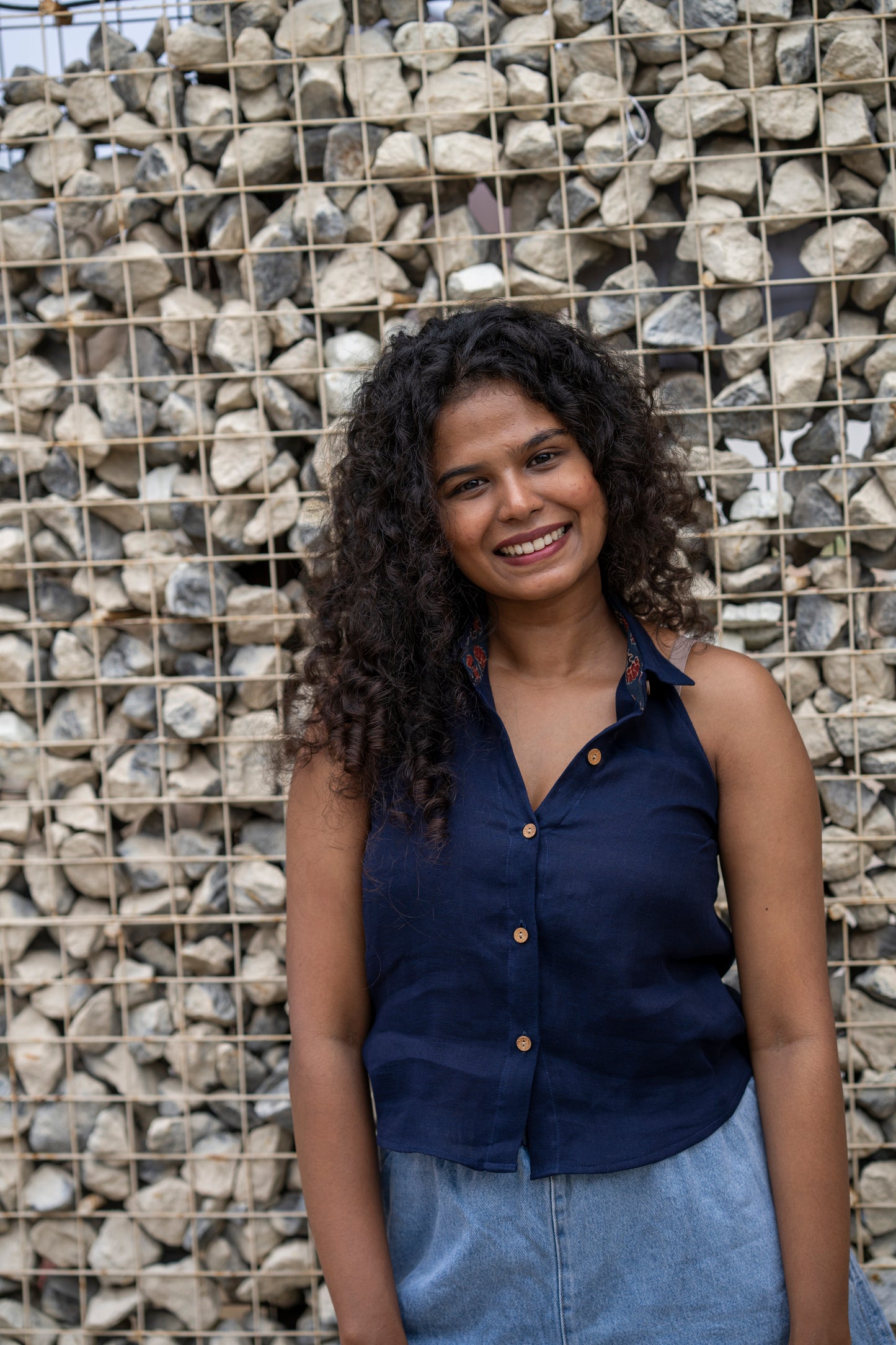 Bottoms Up Halter Neck Top