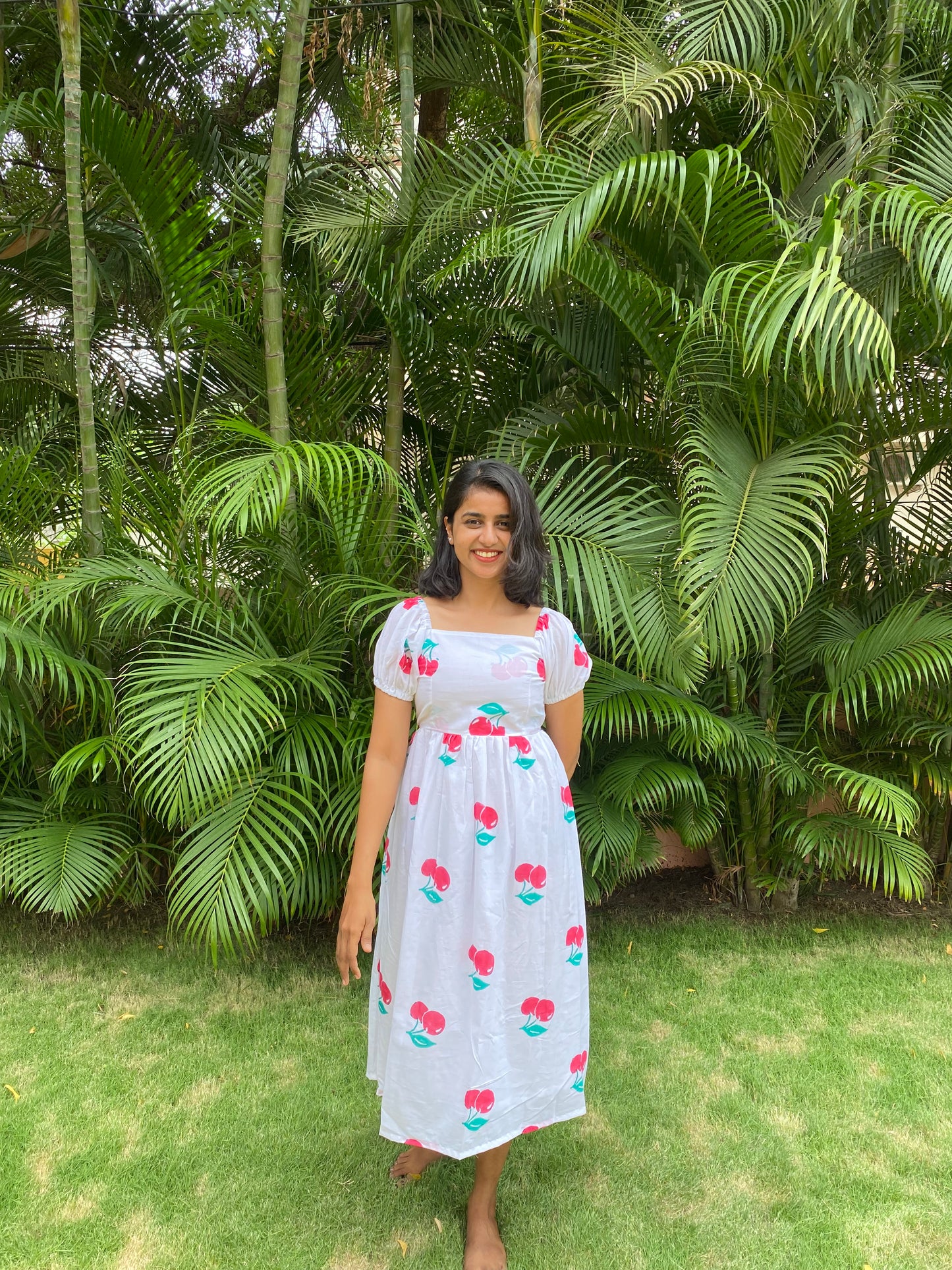 Cherry Styled Back Dress