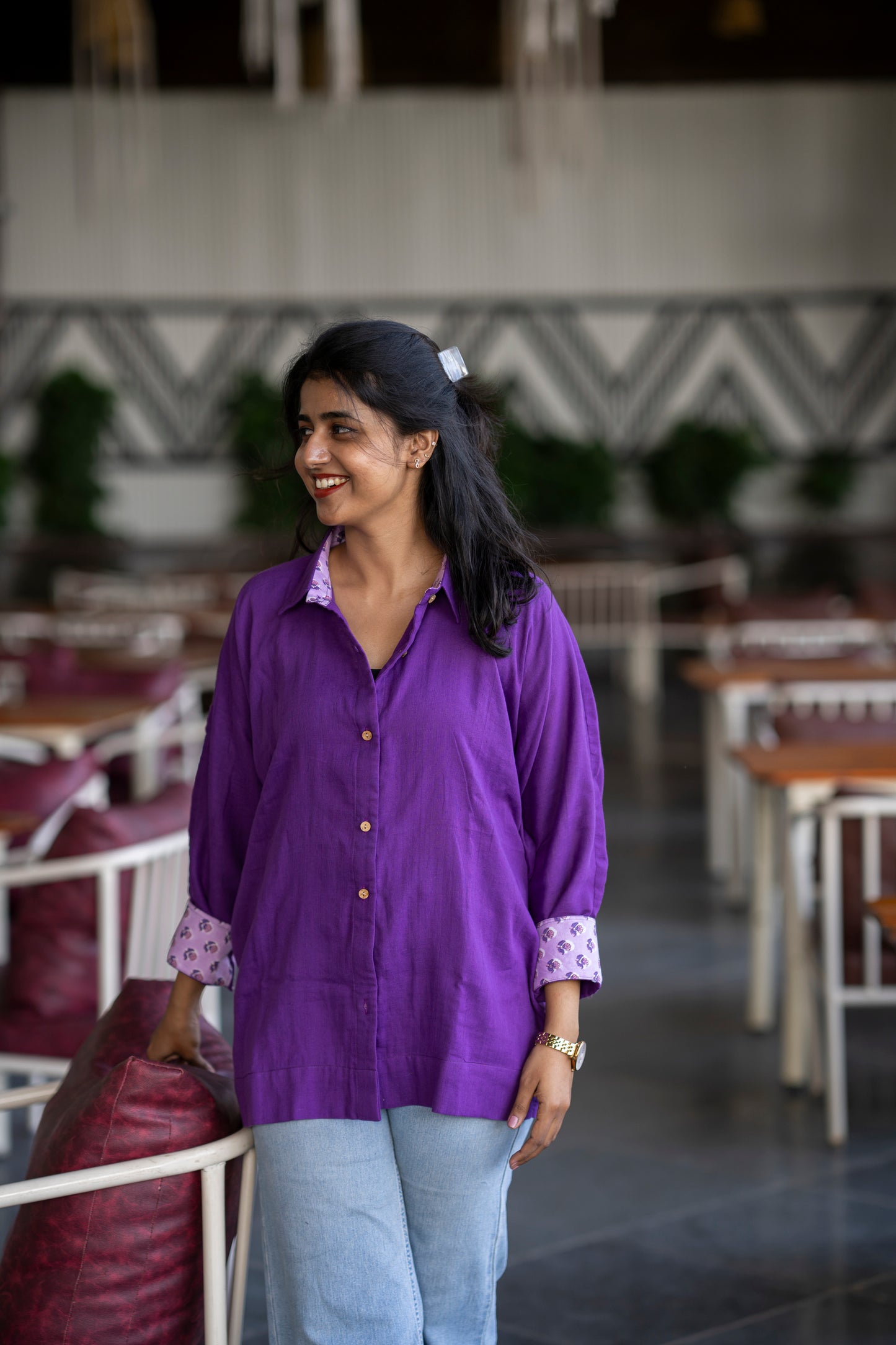 Friyay Cotton Oversized Shirt