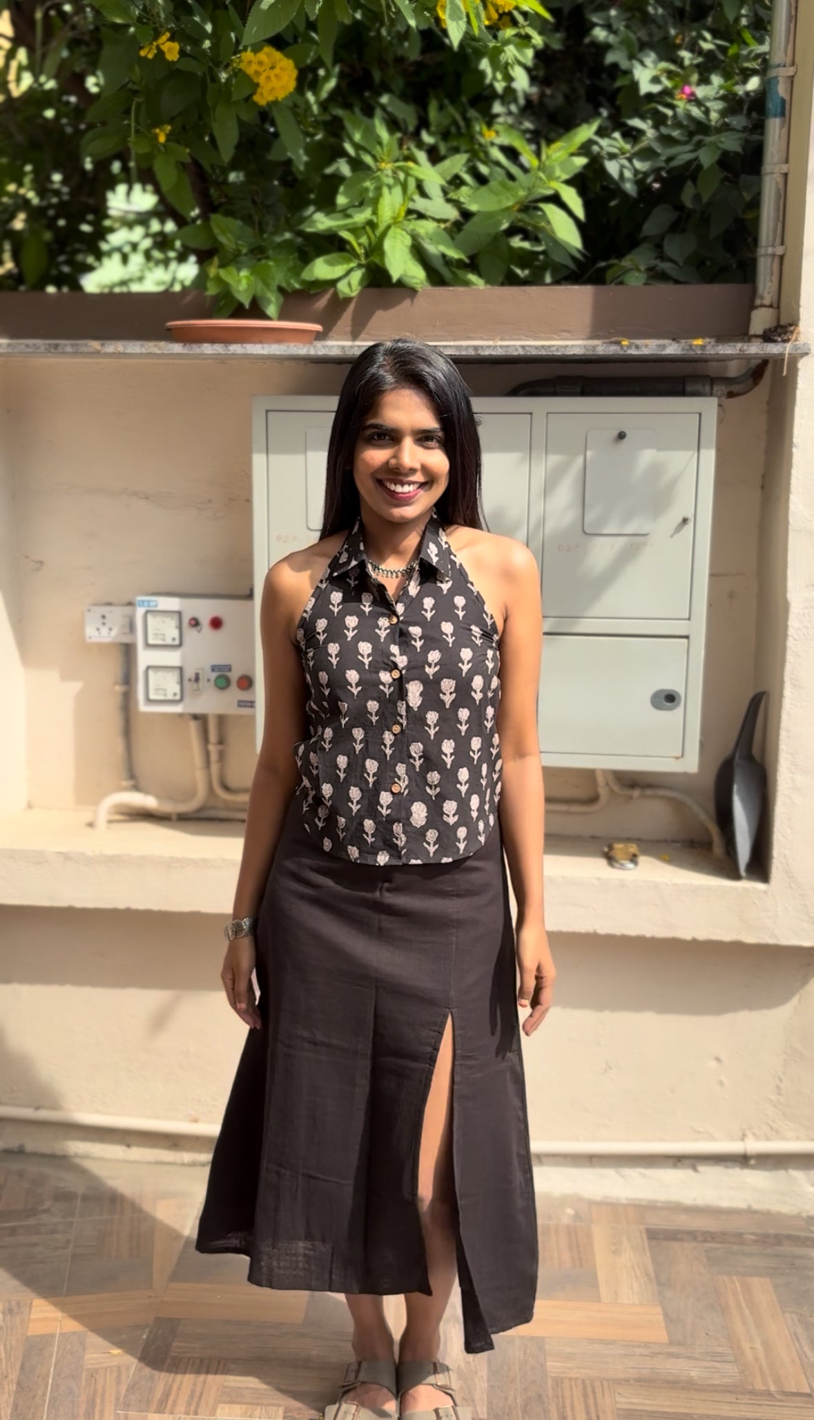 On The Rocks Slit Skirt Co-ord Set