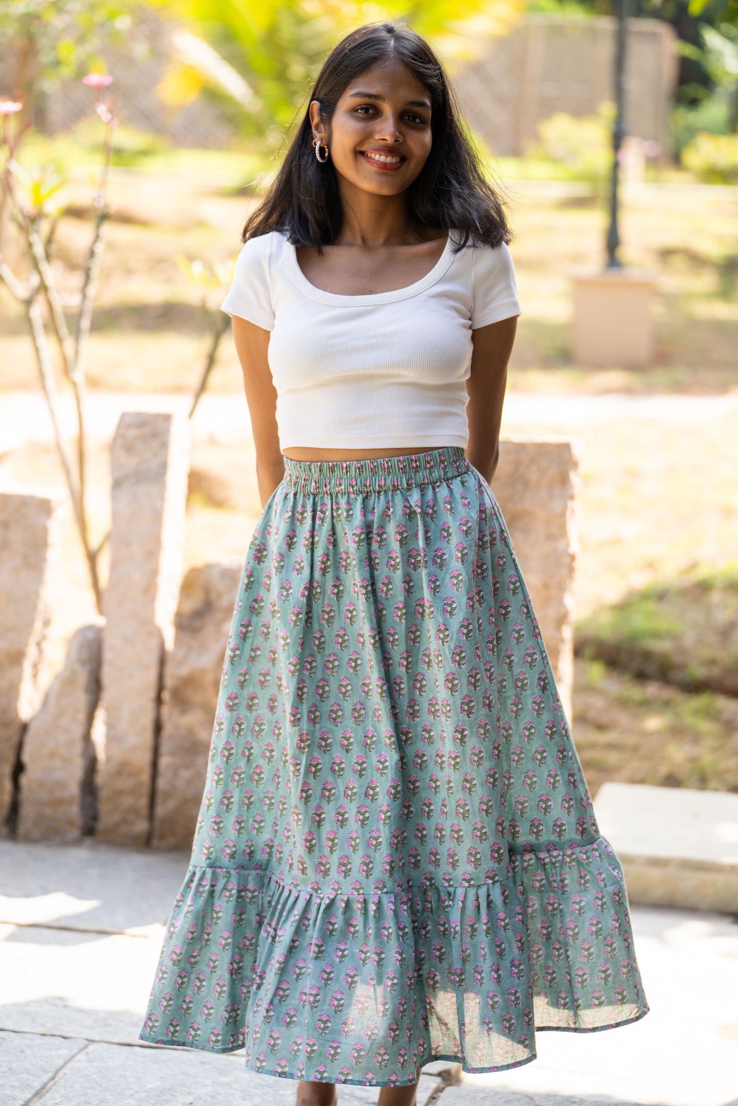 Geet Layered Skirt