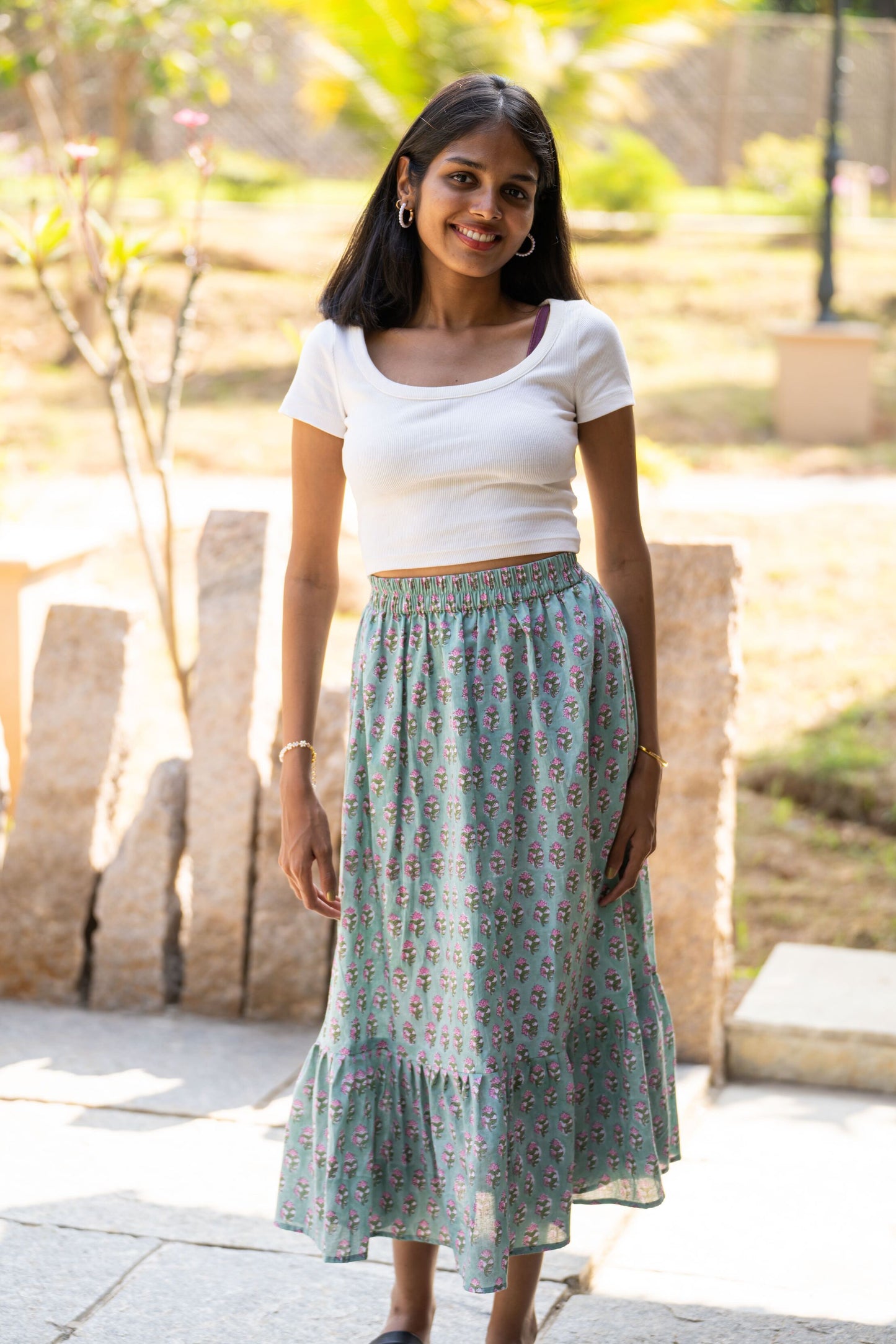 Geet Layered Skirt