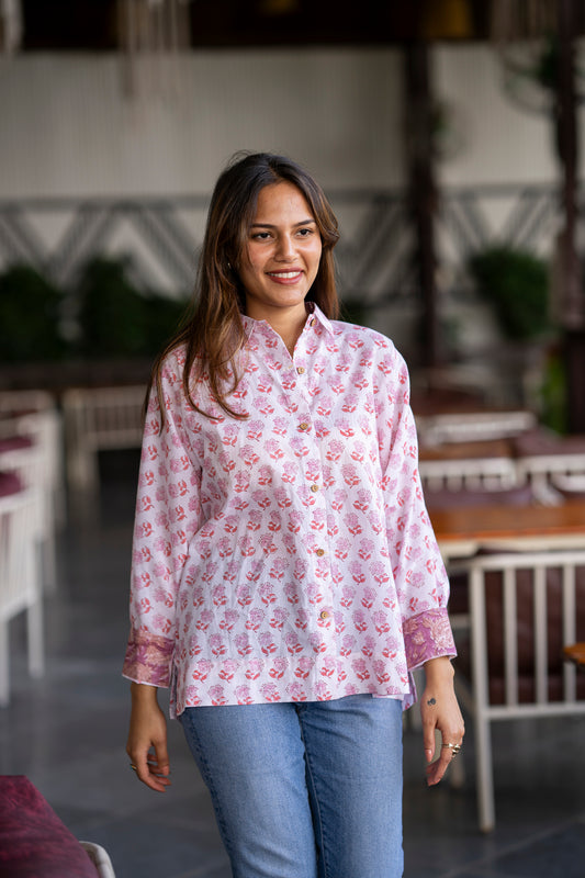 Hangover Cotton Oversized Shirt