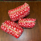 Handblock Quilted Travel Pouches- Set of 3