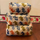 Handblock Quilted Travel Pouches- Set of 3