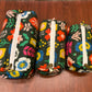 Handblock Quilted Travel Pouches- Set of 3