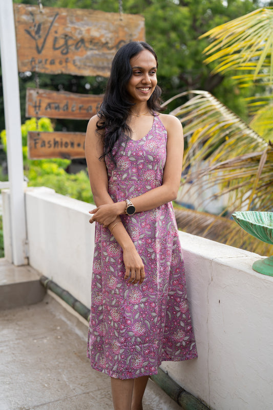 Jaljeera Halter Neck Dress