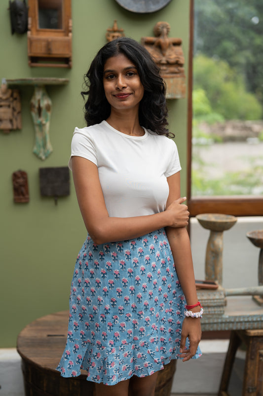 Lemon Tea Frilled Skort