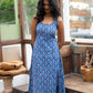 Orange Mittai Slit Dress