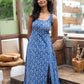Orange Mittai Slit Dress