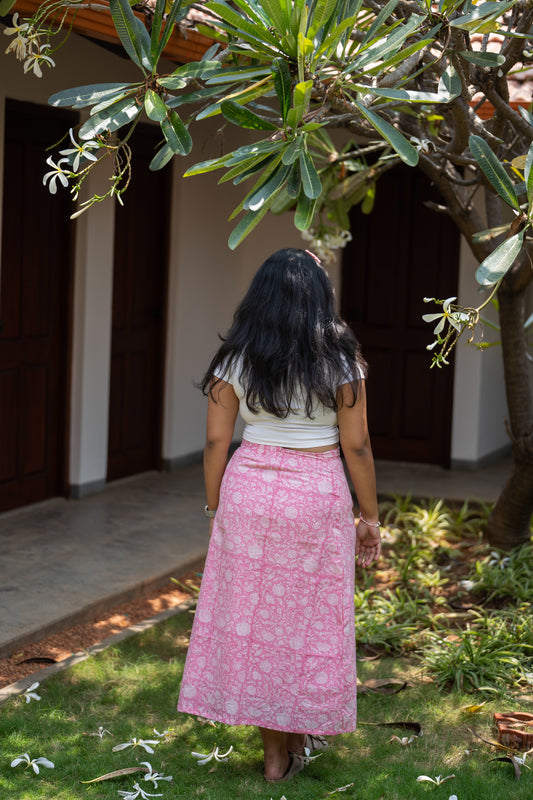 Panju Mittai Slit Skirt