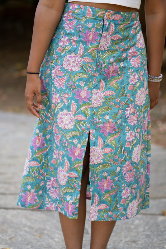 Simran Front Slit Skirt