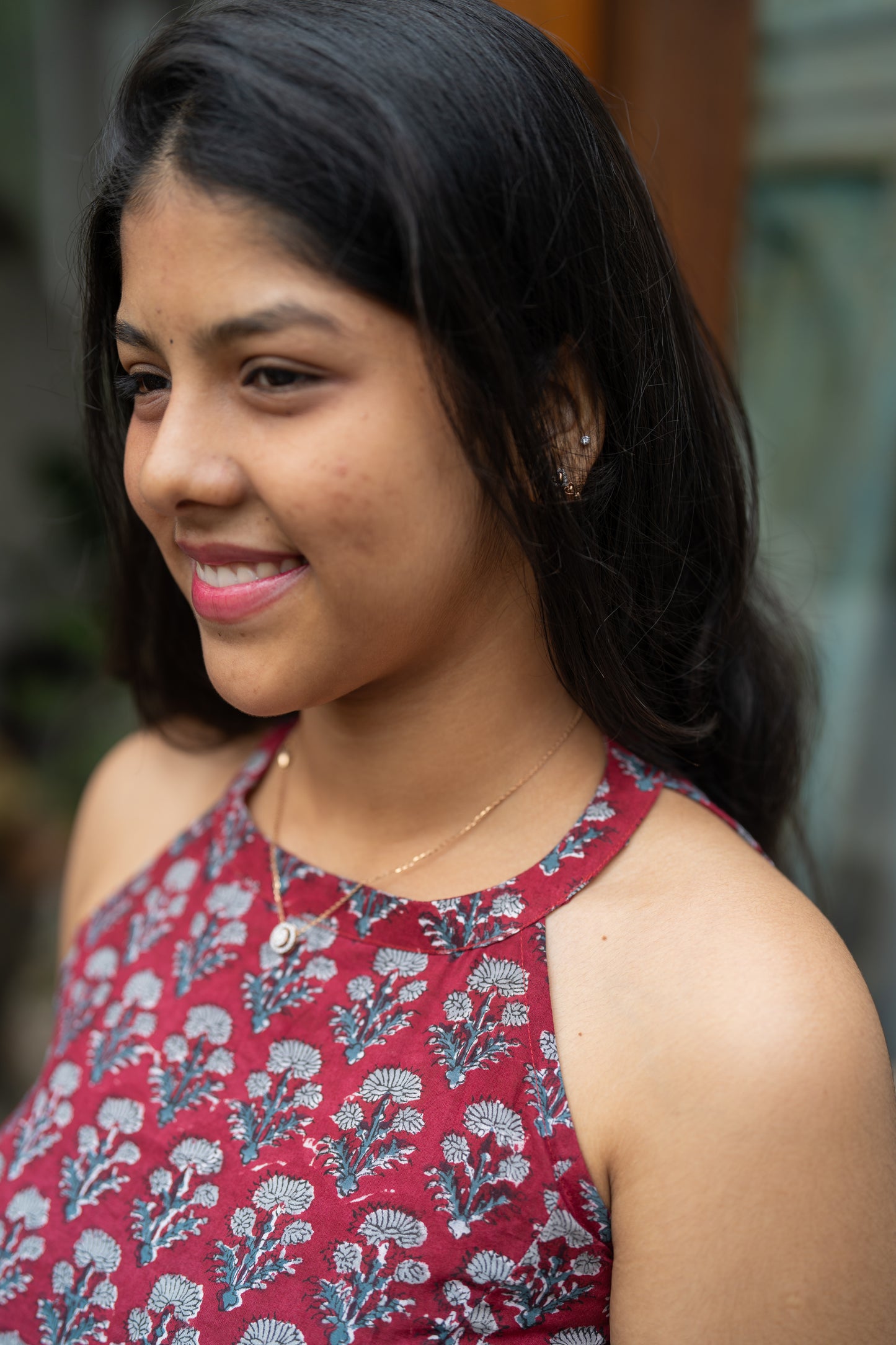 Oorga Achaar Halter Neck Crop Top