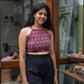 Oorga Achaar Halter Neck Crop Top